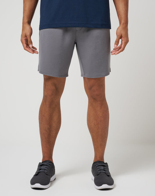 Fibercloud Short 8In Heather Grey | Travis Mathew Featured