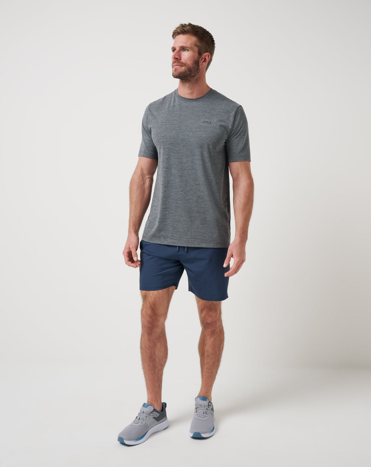 Wanderlust E-Waist Short 7.5In Mood Indigo | Travis Mathew Featured