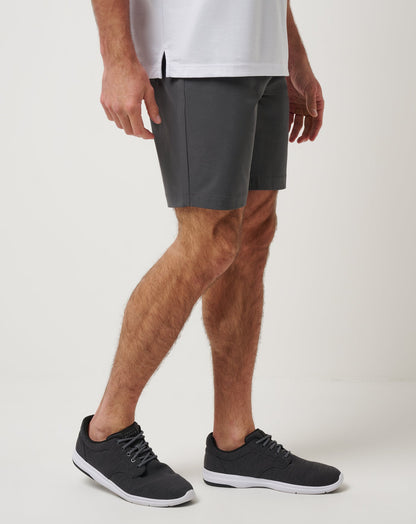 Travel Year Short 9In Grey Pinstripe | Travis Mathew Best Price