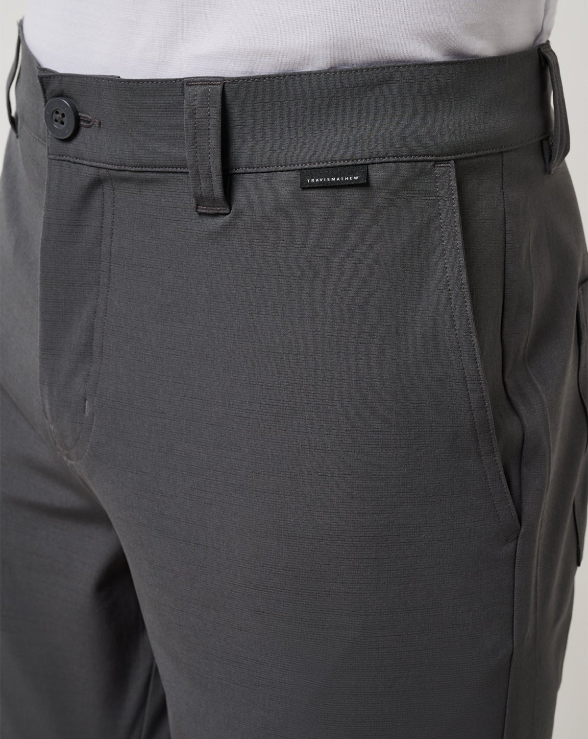 Travel Year Short 9In Grey Pinstripe | Travis Mathew Best Price