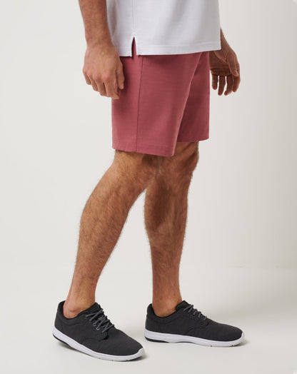 Travel Year Short 9In Heather Roan Rouge | Travis Mathew Hot Sale
