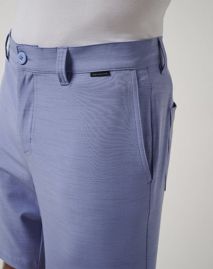 Travel Year Short 9In Heather Violet Storm | Travis Mathew Recommended