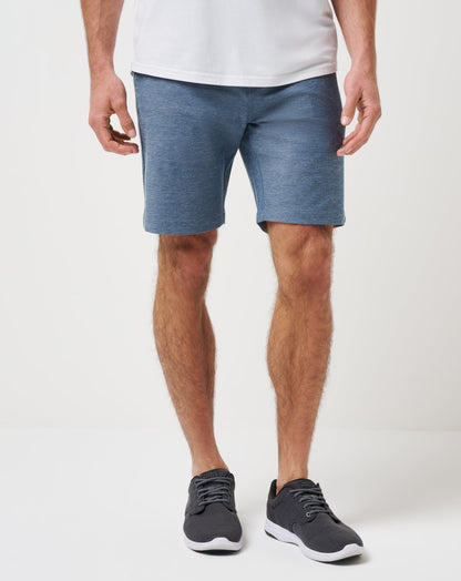 Adirondack Short 9In Heather Navy | Travis Mathew Premium