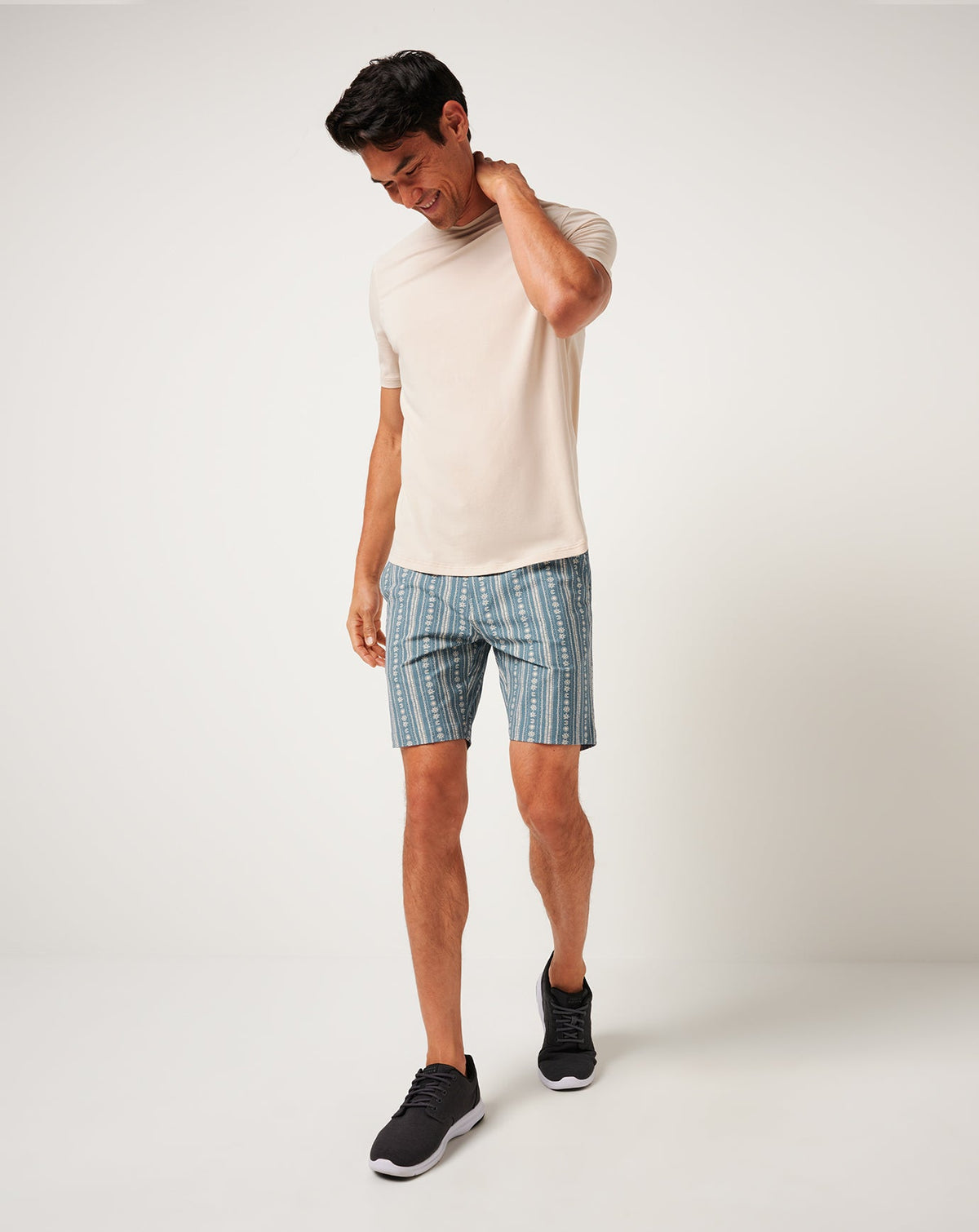 Tech Chino Print Short 8In Captains Blue | Travis Mathew Value