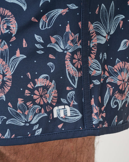 Flourish Boardshort Mood Indigo/Vintage Indigo | Travis Mathew Premium