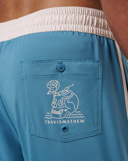 Lost Cave Boardshort Captains Blue | Travis Mathew Trending
