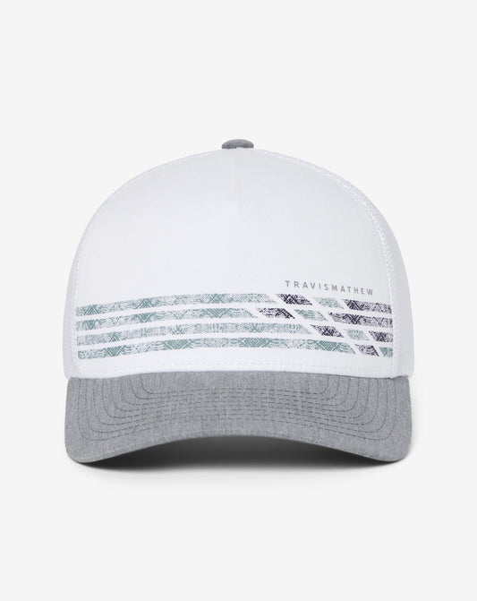 First Access Snapback Hat White | Travis Mathew Featured