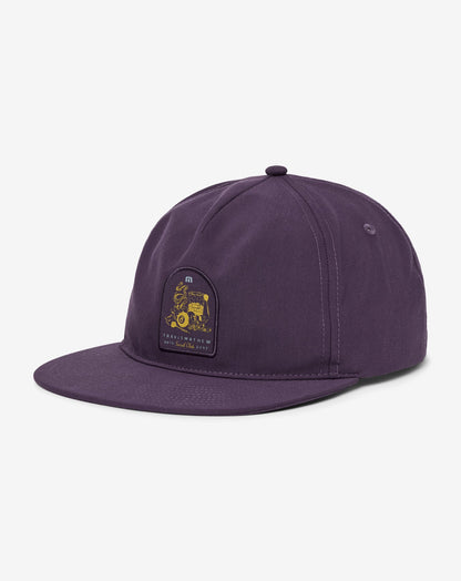 Social Hour Snapback Hat Purple Velvet | Travis Mathew Quality
