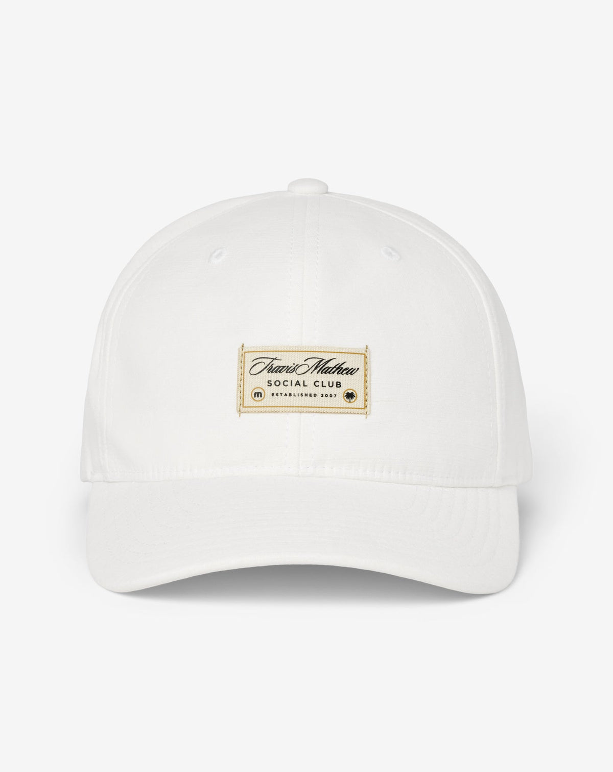 TM Social Club Snapback Hat White | Travis Mathew Smart Buy