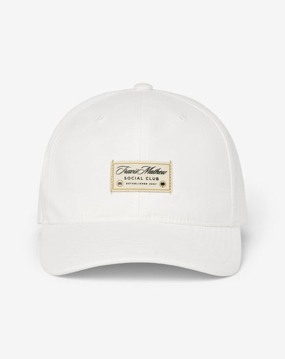 TM Social Club Snapback Hat White | Travis Mathew Smart Buy