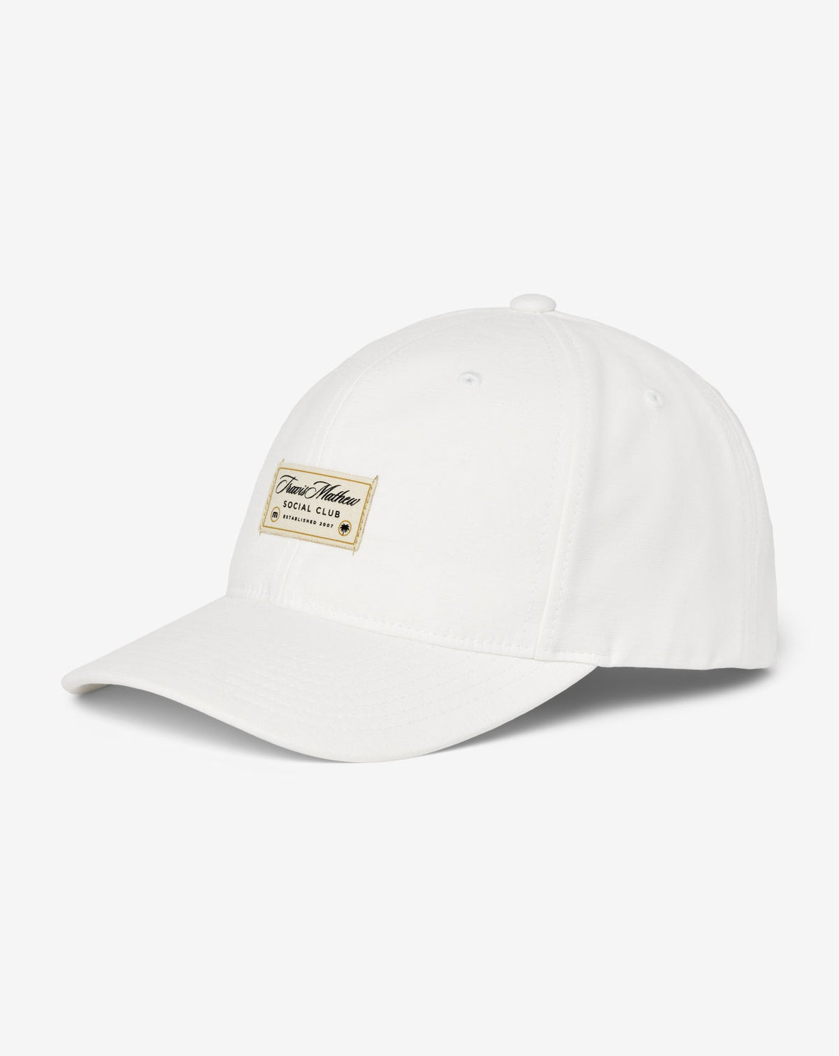 TM Social Club Snapback Hat White | Travis Mathew Smart Buy