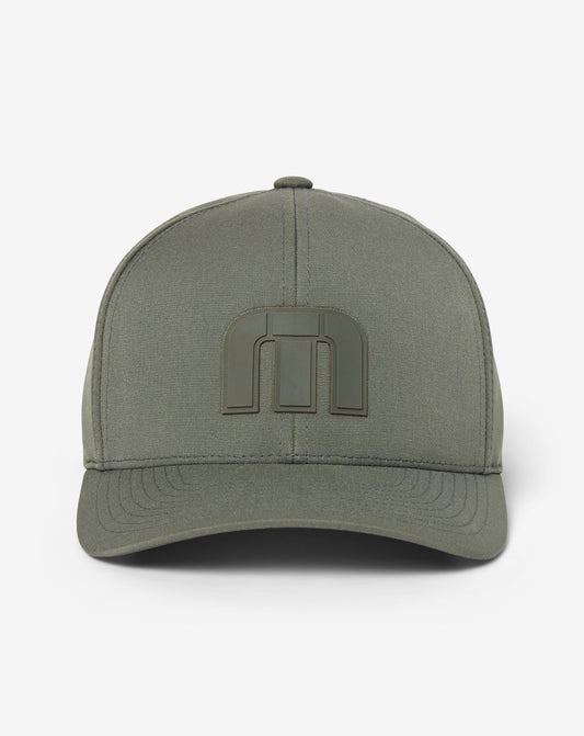 Bahamas Tech Snapback Hat Dark Olive | Travis Mathew New