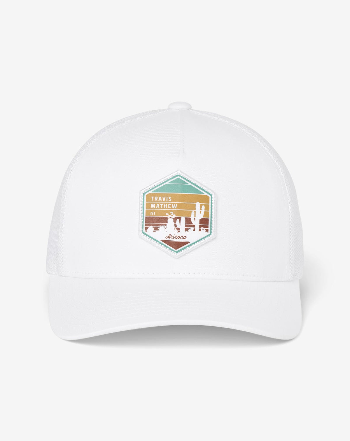 High Desert Horizon Snapback Hat White | Travis Mathew Smart Buy
