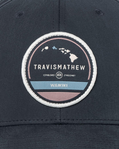 The Forbidden Isle 3.0 Waikiki Snapback Hat Total Eclipse | Travis Mathew Latest