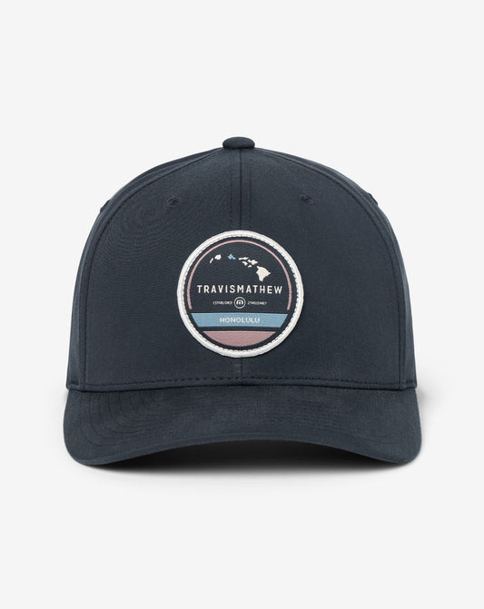 The Forbidden Isle 3.0 Honolulu Snapback Hat Total Eclipse | Travis Mathew Smart Buy