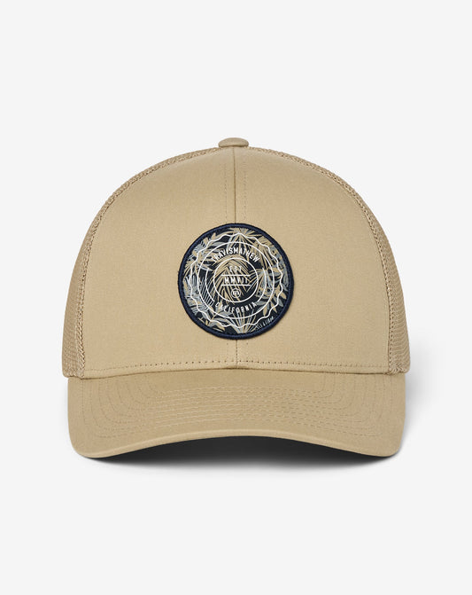 The Patch Floral Snapback Hat Weathered Teak | Travis Mathew Special Offer