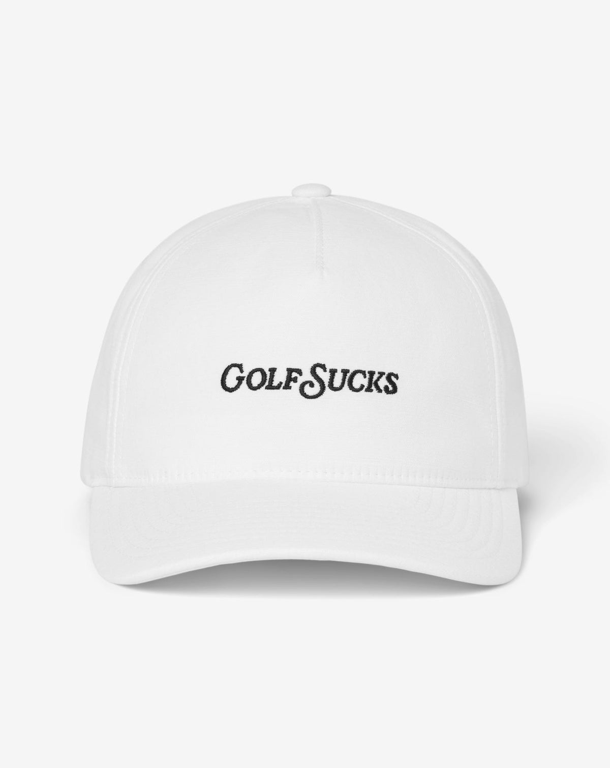 Golf Sucks Snapback Hat White | Travis Mathew Quality