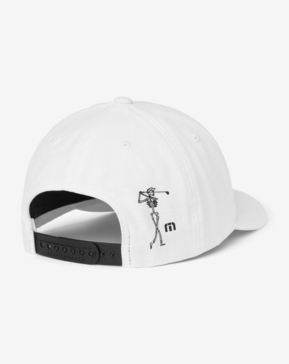 Golf Sucks Snapback Hat White | Travis Mathew Quality
