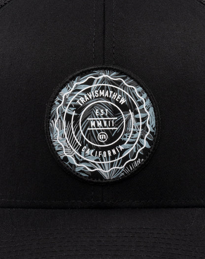 The Patch Floral Snapback Hat Black | Travis Mathew Popular