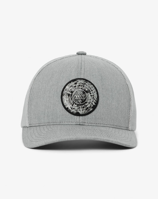 The Patch Floral Snapback Hat Heather Grey | Travis Mathew Trending