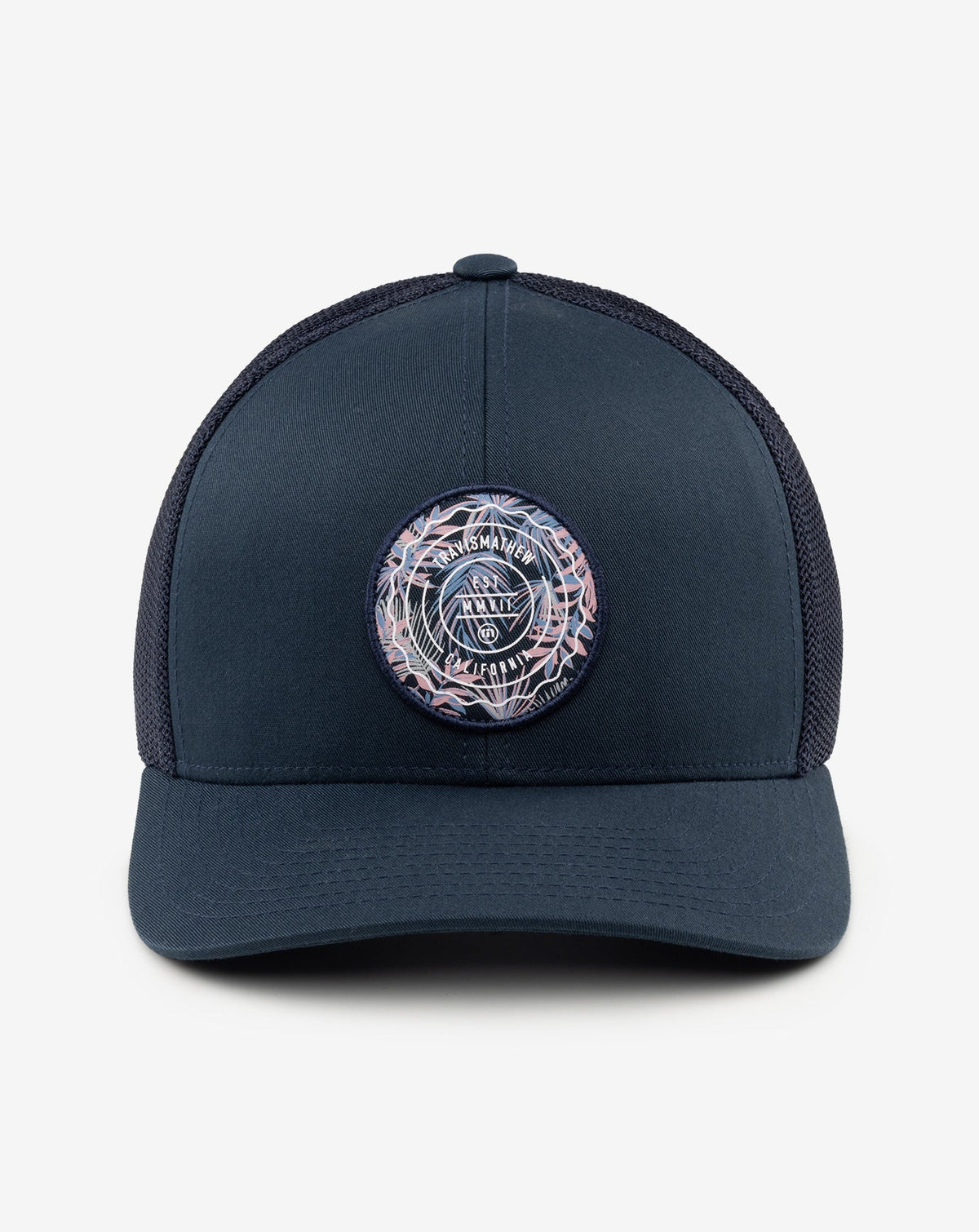 The Patch Floral Snapback Hat Blue Nights | Travis Mathew Trusted