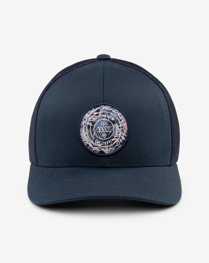 The Patch Floral Snapback Hat Blue Nights | Travis Mathew Trusted