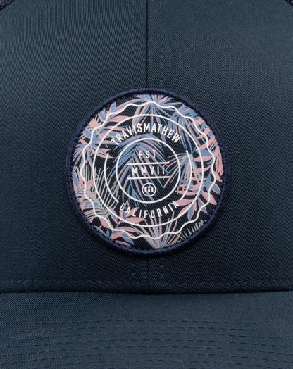 The Patch Floral Snapback Hat Blue Nights | Travis Mathew Trusted