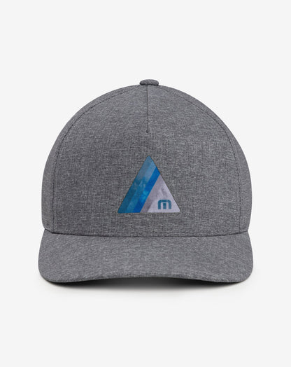 The Heater Snapback Hat Heather Quiet Shade | Travis Mathew New