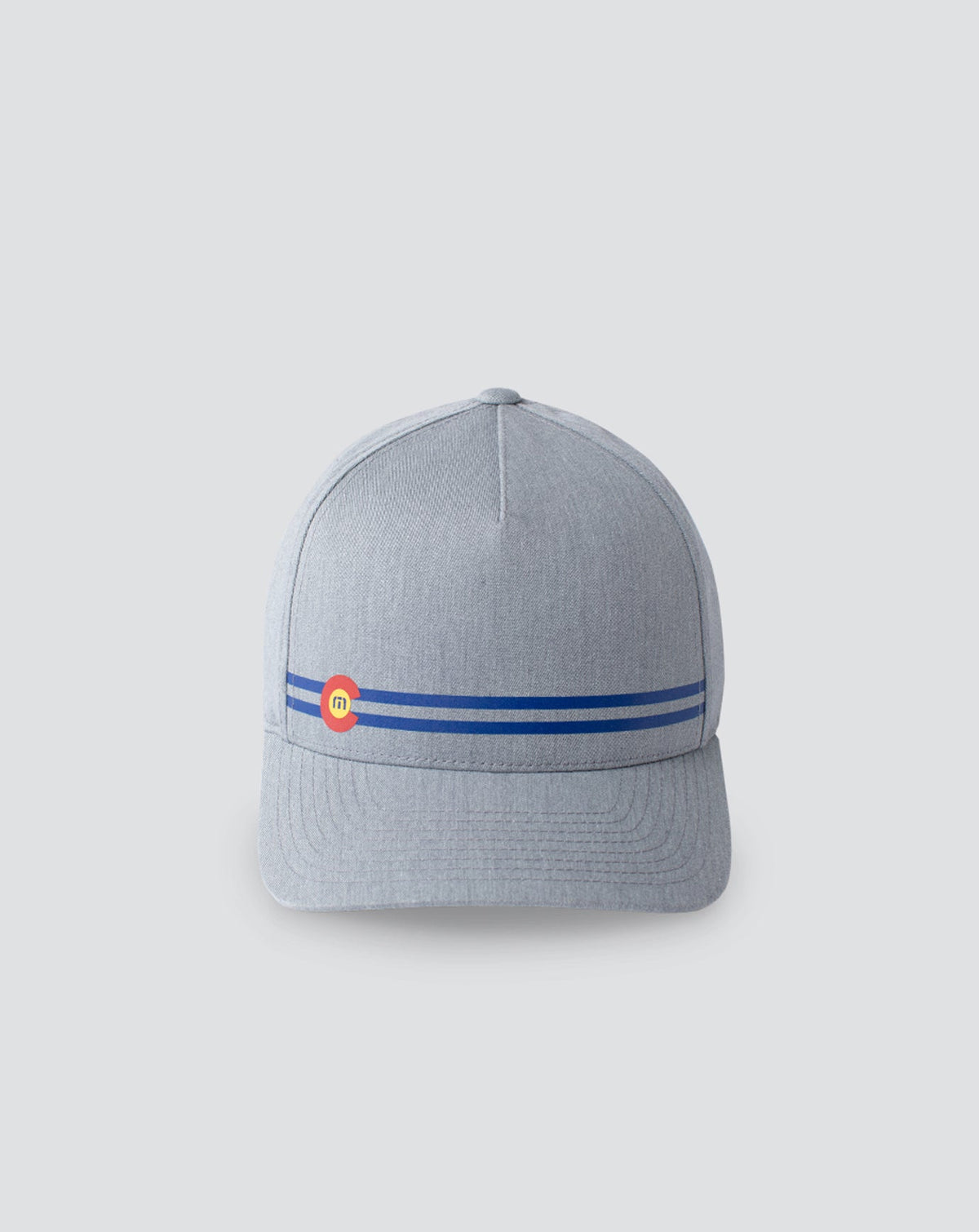 Side Cut Snapback Hat Heather Grey | Travis Mathew New
