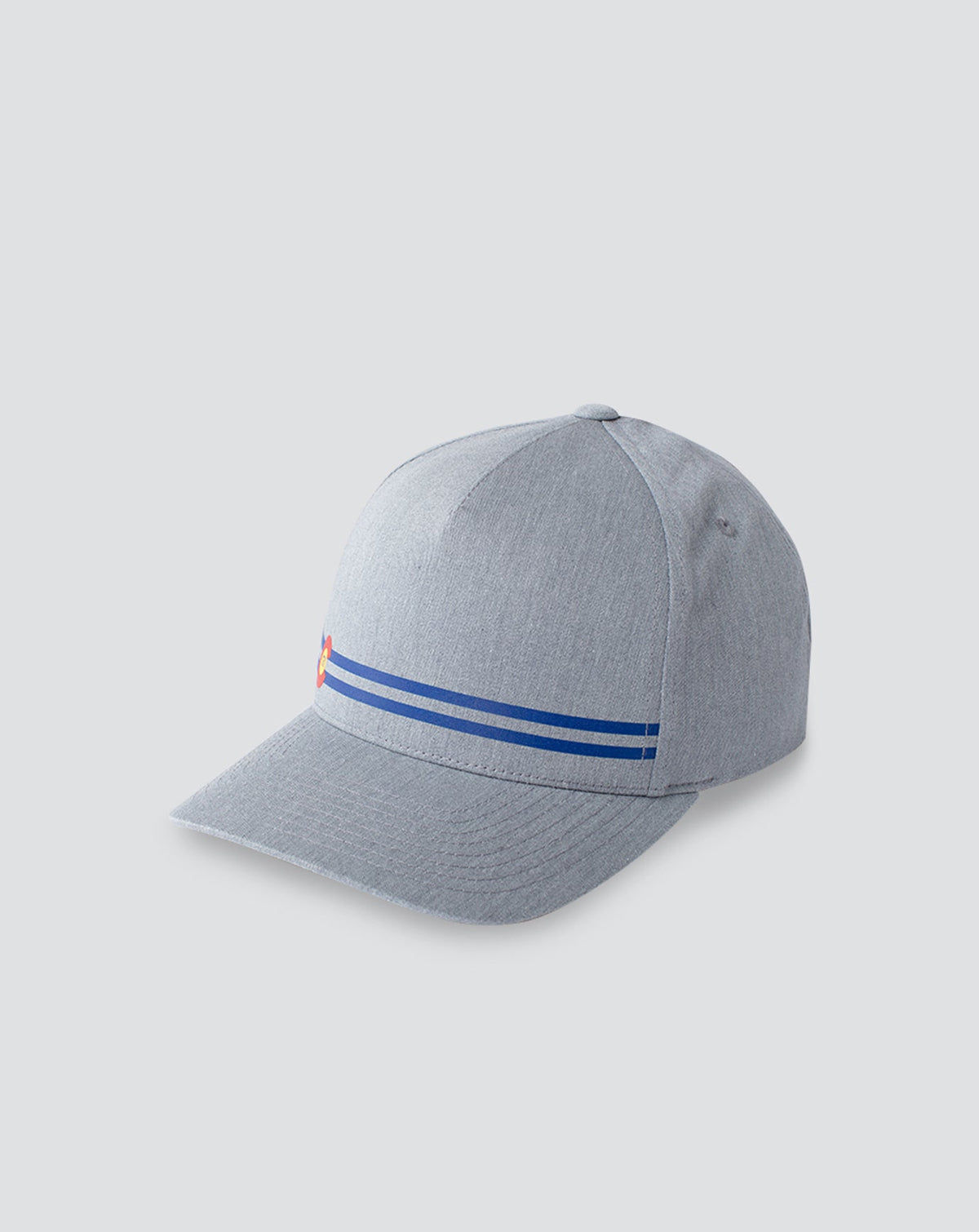 Side Cut Snapback Hat Heather Grey | Travis Mathew New