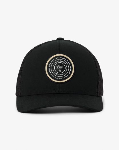 The Patch Snapback Hat Black/Tan | Travis Mathew Featured