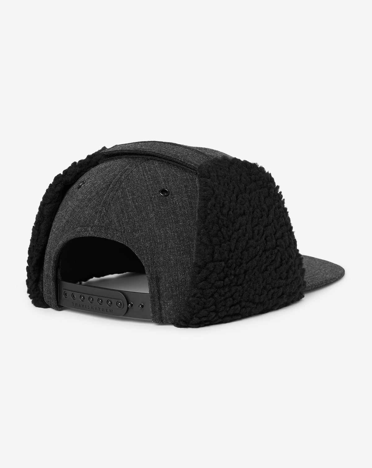 Snowdrift Snapback Hat Heather Black | Travis Mathew Premium
