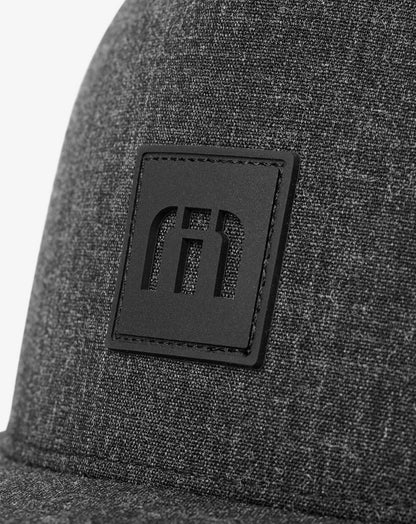 Snowdrift Snapback Hat Heather Black | Travis Mathew Premium