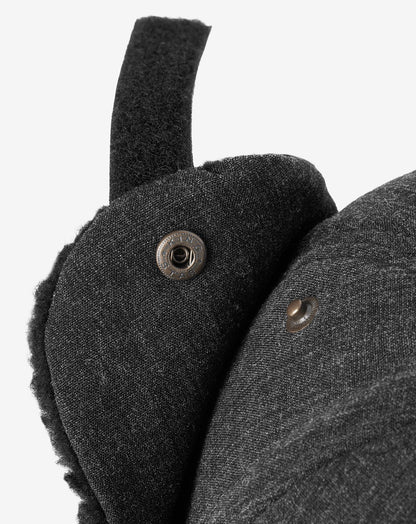 Snowdrift Snapback Hat Heather Black | Travis Mathew Premium