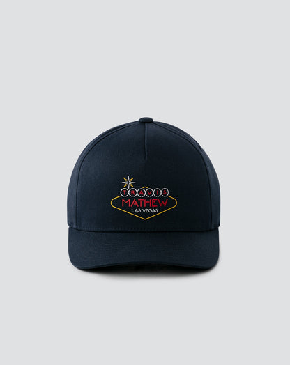Neon Magic Snapback Hat Dark Blue | Travis Mathew Great Value