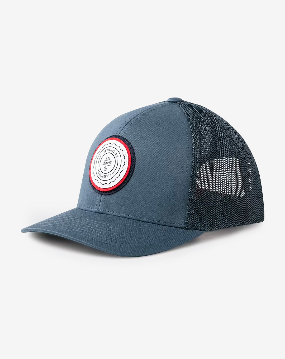 The Patch Snapback Hat Dark Blue | Travis Mathew New
