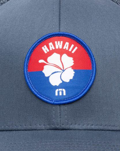 Macademia Snapback Hat Dark Blue | Travis Mathew Smart Buy