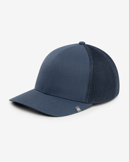 Widder 2.0 Snapback Hat Dark Blue | Travis Mathew Great Value