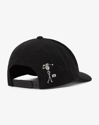 Golf Sucks Snapback Hat Black | Travis Mathew Classic