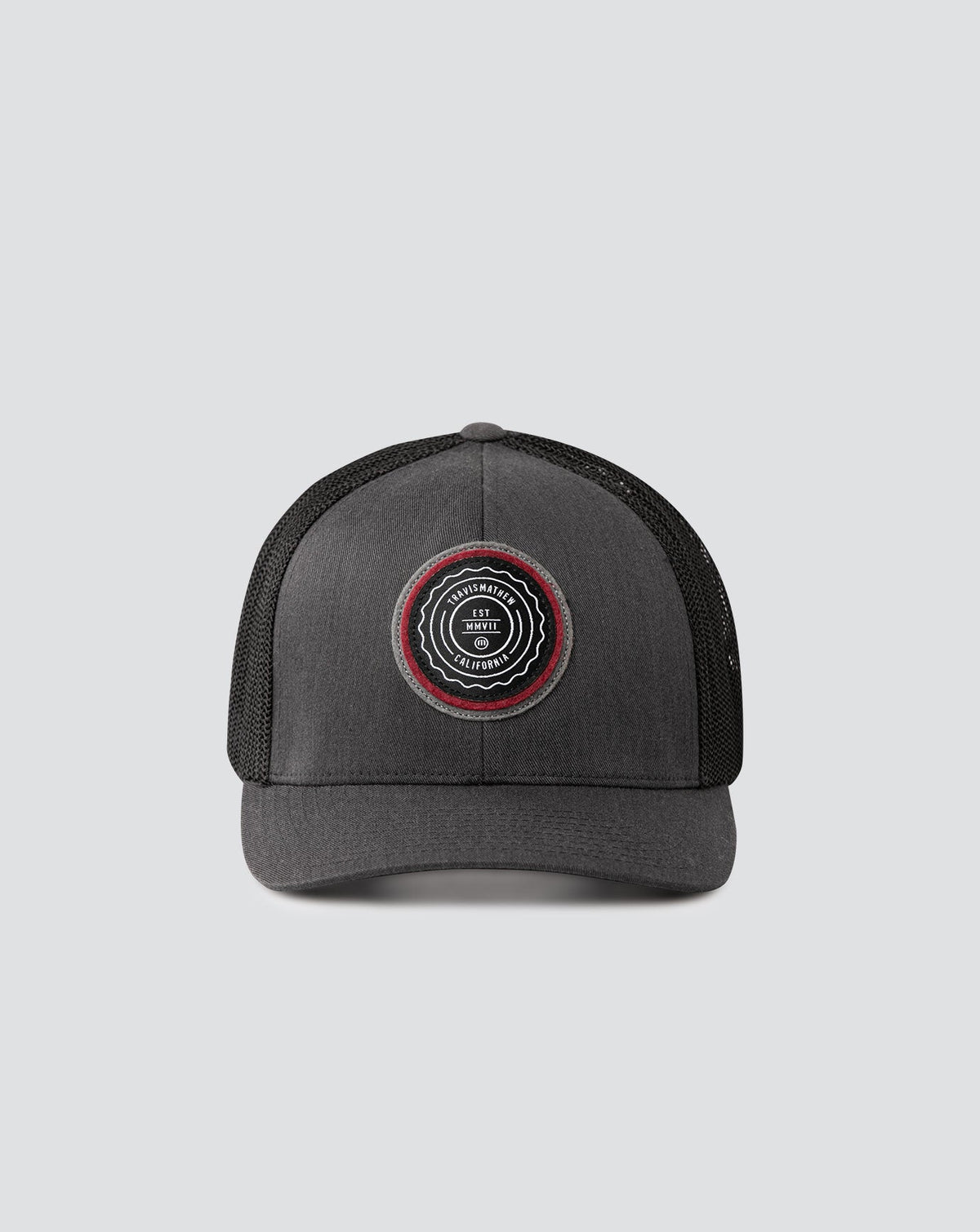 The Patch Snapback Hat Heather Grey Pinstripe | Travis Mathew Hot Sale