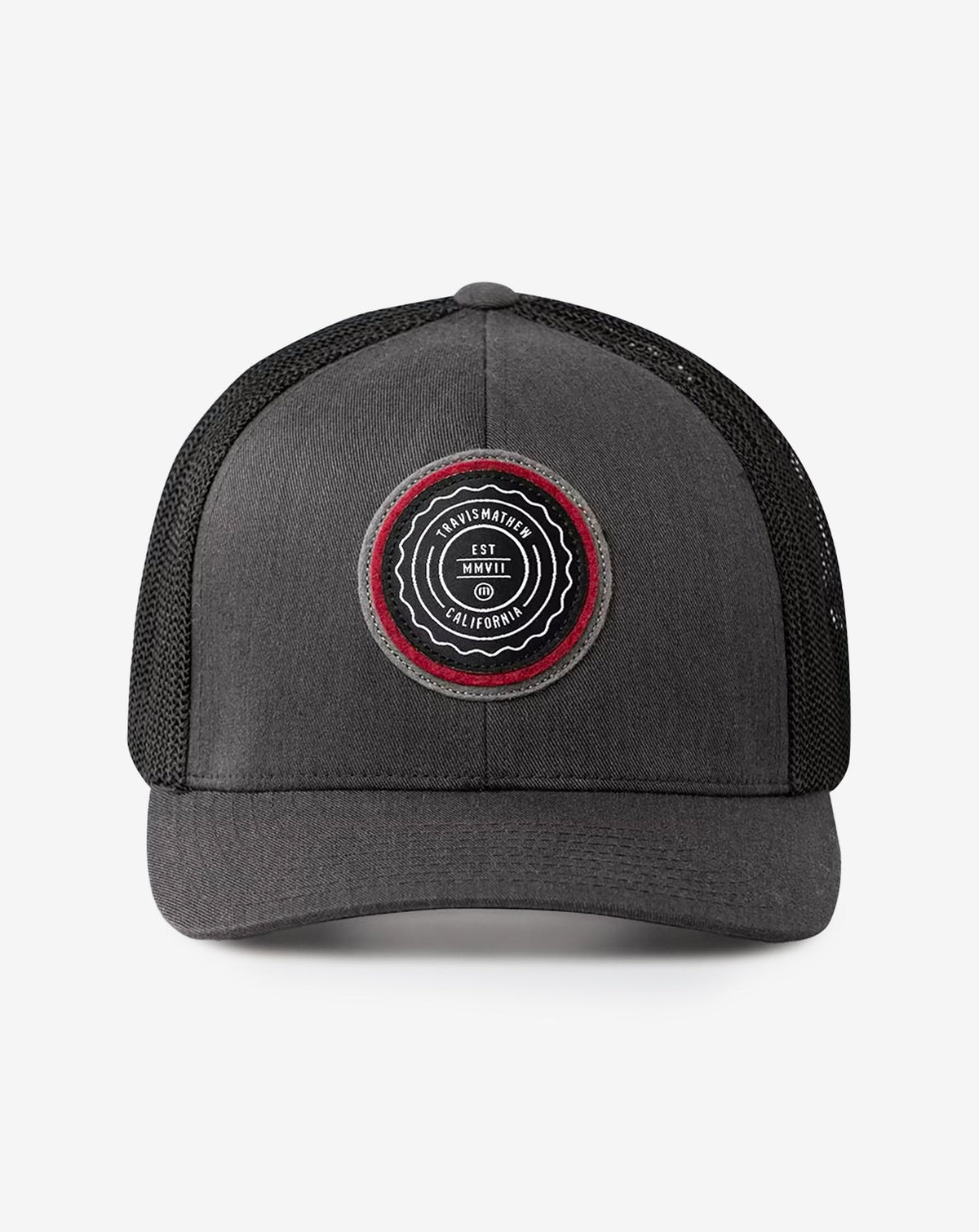 The Patch Snapback Hat Heather Grey Pinstripe | Travis Mathew Hot Sale