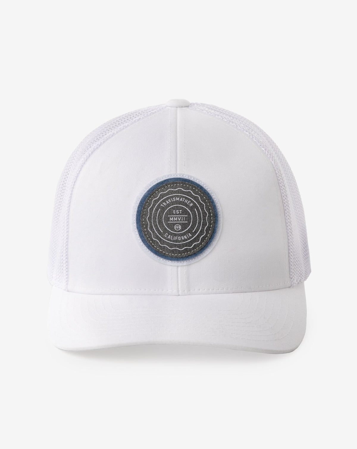 The Patch Snapback Hat White | Travis Mathew New