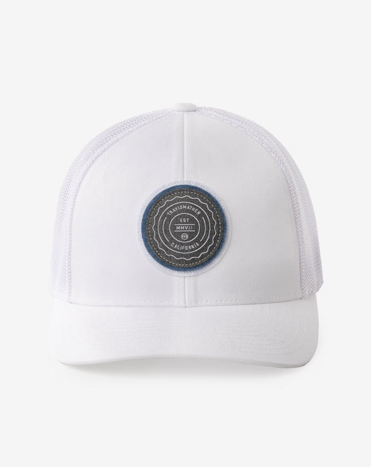 The Patch Snapback Hat White | Travis Mathew New