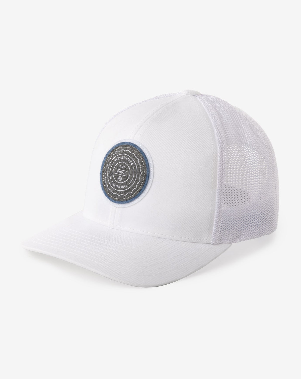 The Patch Snapback Hat White | Travis Mathew New