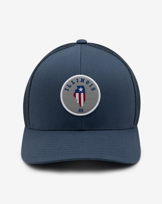 Nois 2.0 Snapback Hat Dark Blue | Travis Mathew Value