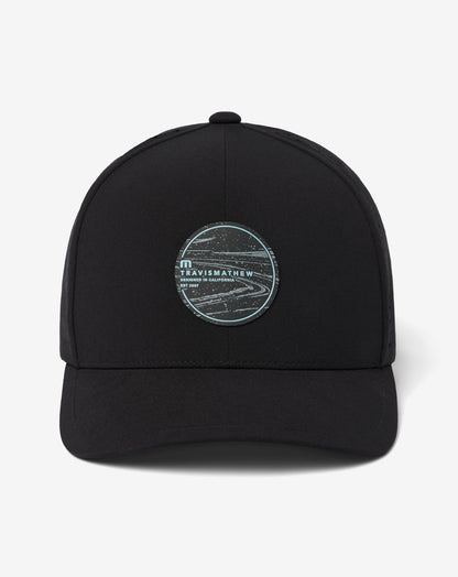Long Journey Snapback Hat Black | Travis Mathew New