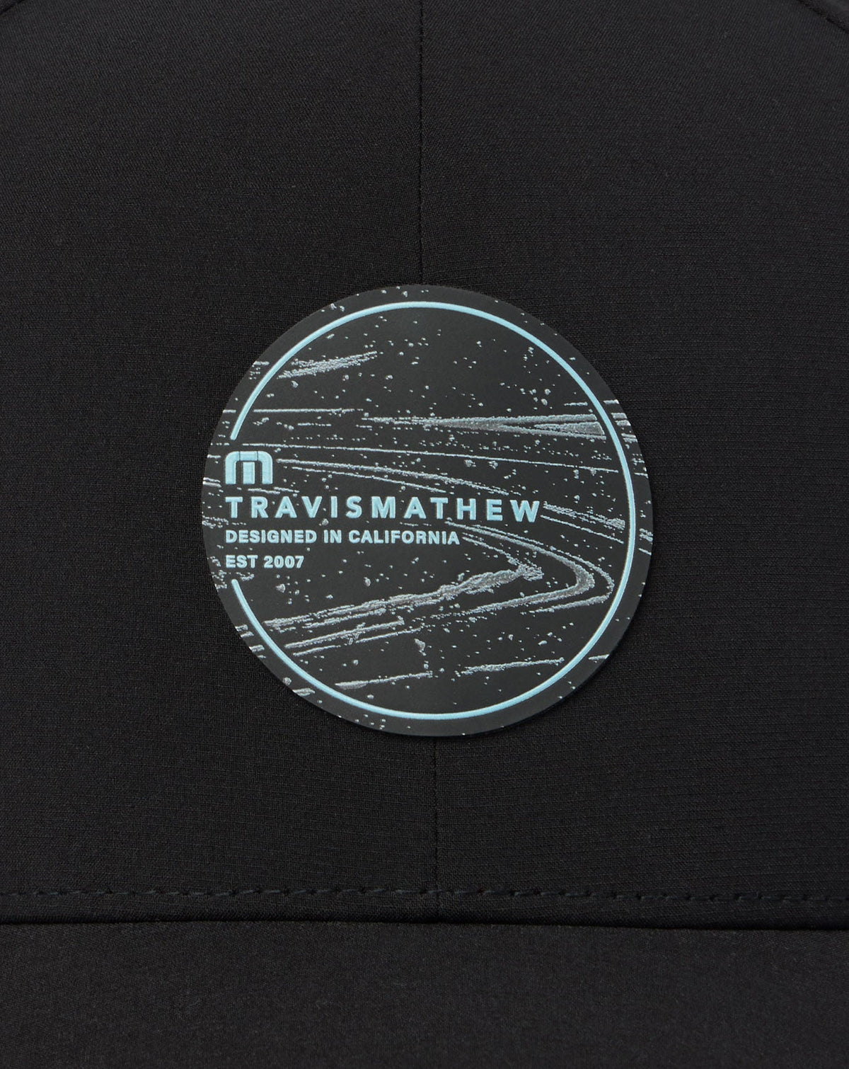Long Journey Snapback Hat Black | Travis Mathew New