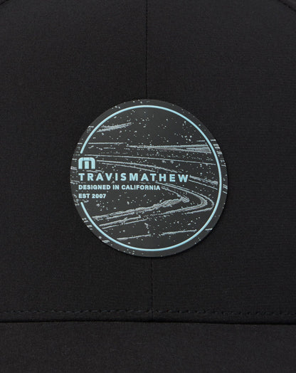 Long Journey Snapback Hat Black | Travis Mathew New