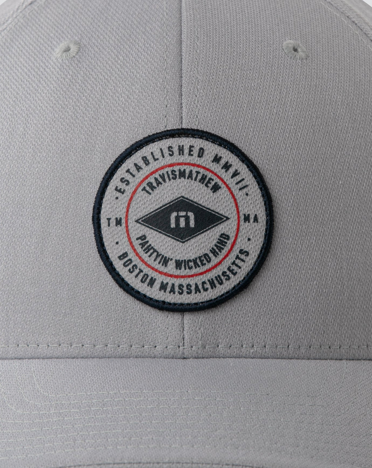 Back Bay Snapback Hat Heather Quiet Shade | Travis Mathew Everyday
