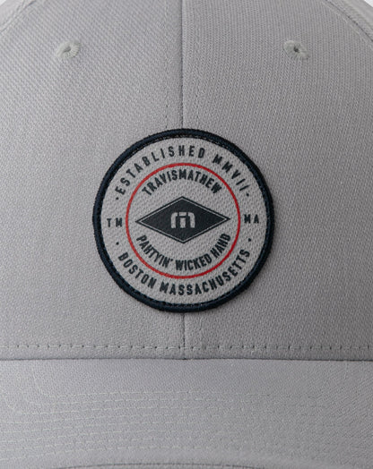 Back Bay Snapback Hat Heather Quiet Shade | Travis Mathew Everyday